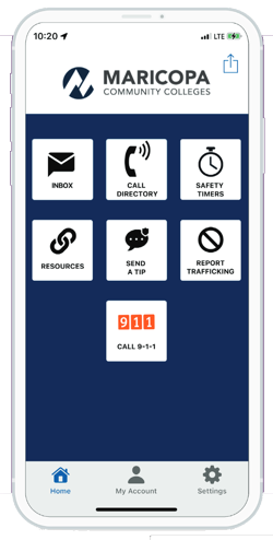 Guardian app interface on an iPhone